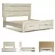 Bellaby Whitewash King Platform Storage Bed