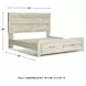 Bellaby Whitewash King Platform Storage Bed