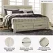 Bellaby Whitewash King Platform Storage Bed