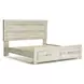 Bellaby Whitewash King Platform Storage Bed