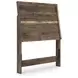 Zadilyn Warm Natural Brown Twin Panel Headboard