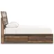 Zadilyn Brown Queen Storage Panel Bed