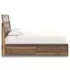 Zadilyn Brown King Storage Panel Bed