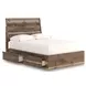 Zadilyn Brown Full Storage Panel Bed