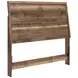 Zadilyn Warm Natural Brown Full Panel Headboard