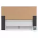 Ravalori Black King Upholstered Panel Bed