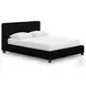 Ravalori Black Queen Upholstered Bed