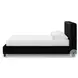 Ravalori Black Queen Upholstered Bed