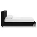 Ravalori Black Queen Upholstered Bed