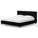 Ravalori Black King Upholstered Bed