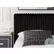 Ravalori Black King Upholstered Bed