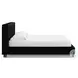 Ravalori Black King Upholstered Bed