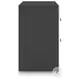 Ravalori Black 2 Drawer Nightstand with USB Charging