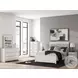 Ravalori White Queen Upholstered Panel Bed