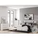 Ravalori White Upholstered Panel Storage Bedroom Set