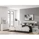 Ravalori White King Upholstered Panel Storage Bed