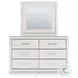 Ravalori White Upholstered Panel Storage Bedroom Set