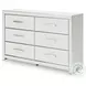 Ravalori White Upholstered Panel Storage Bedroom Set