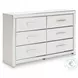 Ravalori White Upholstered Panel Storage Bedroom Set