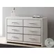 Ravalori White 6 Drawer Dresser
