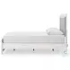 Ravalori White King Upholstered Panel Bed