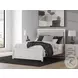 Ravalori White Queen Upholstered Panel Bed