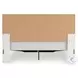 Ravalori White King Upholstered Panel Storage Bed