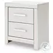 Ravalori White Upholstered Panel Storage Bedroom Set