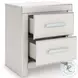 Ravalori White Upholstered Panel Storage Bedroom Set