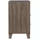 Harrisburg Walnut 2 Drawer Nightstand with USB Charging