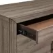 Harrisburg Walnut 4 Drawer Door Chest with LED