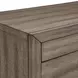 Harrisburg Walnut 4 Drawer Door Chest with LED
