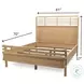 Cypress Sandstone King Panel Bed
