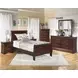 Alisdair Reddish Brown 6 Drawer Dresser and Rectangular Mirror