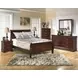 Alisdair Reddish Brown 6 Drawer Dresser and Rectangular Mirror