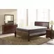 Alisdair Reddish Brown 6 Drawer Dresser and Rectangular Mirror