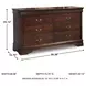 Alisdair Dark Brown Dresser
