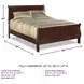 Alisdair Dark Brown Queen Sleigh Bed