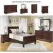 Alisdair Dark Brown Twin Sleigh Bed