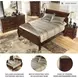 Alisdair Dark Brown King Sleigh Bed