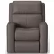 Score Dark Stone Leather Zero Gravity Power Lift Recliner with Power Lumbar and USB Charging