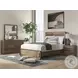 Hollinaze Walnut Brown 2 Drawer Nightstand