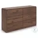 Hollinaze Walnut Brown Panel Bedroom Set