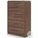 Hollinaze Walnut Brown Panel Bedroom Set