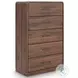 Hollinaze Walnut Brown Panel Bedroom Set