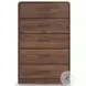 Hollinaze Walnut Brown Panel Bedroom Set