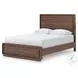 Hollinaze Walnut Brown Queen Panel Bed