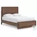 Hollinaze Walnut Brown Queen Panel Bed