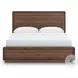 Hollinaze Walnut Brown California King Panel Bed