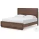 Hollinaze Walnut Brown King Panel Bed